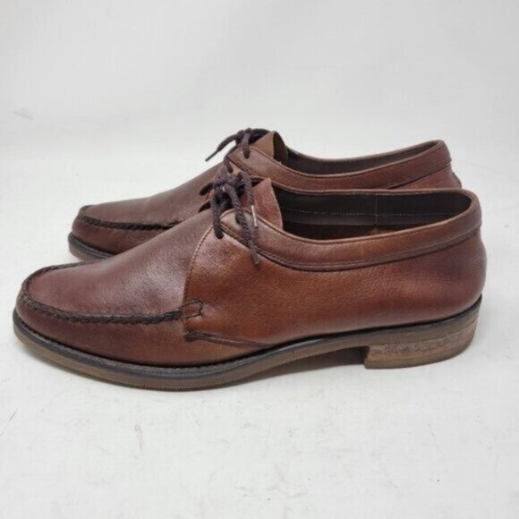 Stuart McGuire | Leather Lace Up Derby Shoes Loafer Business Casual Brown main image 7